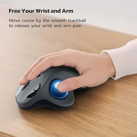 Wireless Trackball Ergonomic Mouse