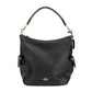 Coach Pennie Black Pebbled Leather Shoulder Bag Crossbody Handbag