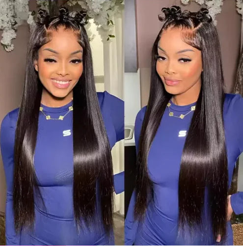 No Glue HD Lace Pre Cut Straight Lace Front Wig