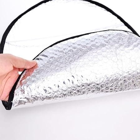 Sun Shade Bike Seat Cover Aluminium Foil for Two-wheelers