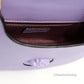 Versace Vitello Small Lilac Leather Medusa Crossbody Shoulder Bag