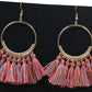 Tasselled Hoop Earrings For Women