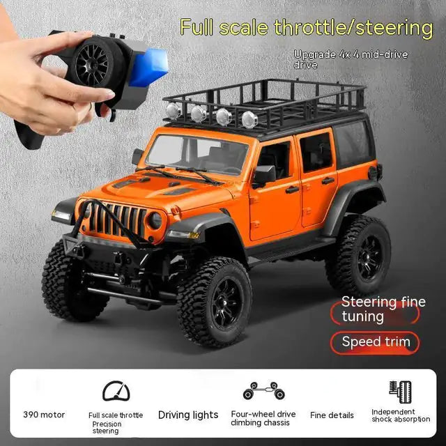 Rc Car Adult Professional 2.4g 4wd Climbing Buggy With Led Light