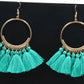 Tasselled Hoop Earrings For Women