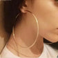 Trendy Large Hoop Earrings