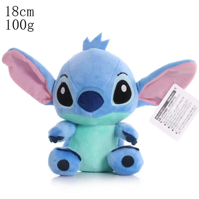 2025 New Quality Disney Lilo & Stitch Scramp Animal Soft Stuffed Cotton Dolls Plush Peluche Kids Toy Model for Children Gift