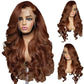 Long Wavy Lace Front Wig (Brown)