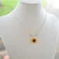 Sunflower Pendant Necklace